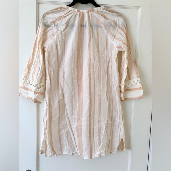 Boho tunic/coverup with crochet detail - Picture 4 of 5